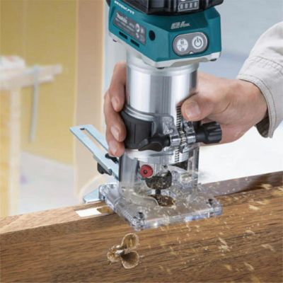 makita マキタ　充電式　RT50D トリマ　おまけ付き マキタ充電式トリマー・RT50Dのレビュー | 作っちゃう？