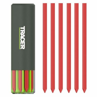 APTL タフシャープペンシル 替え芯 6本 黒/赤 TRACER（トレーサー）