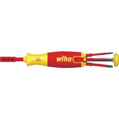 SB283109020 絶縁スリムバリオ　差替式ドライバー　マガジンリフトアップ　６本入セット wiha（ヴィーハ）