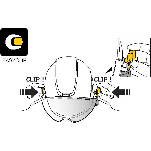 A015AA ヘルメット バイザー PETZL（ペツル）