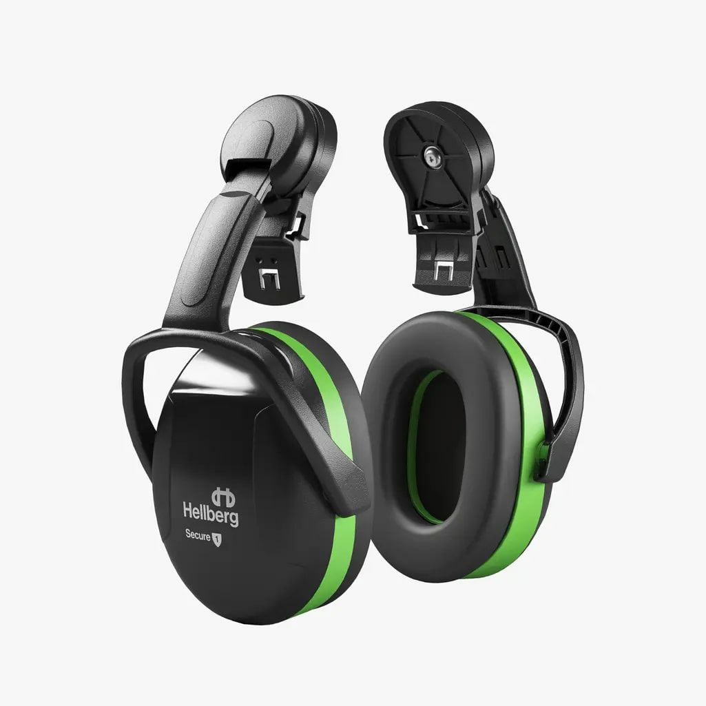 ヘルメットマウント Secure イヤマフ Hellberg（ヘルバーグ）