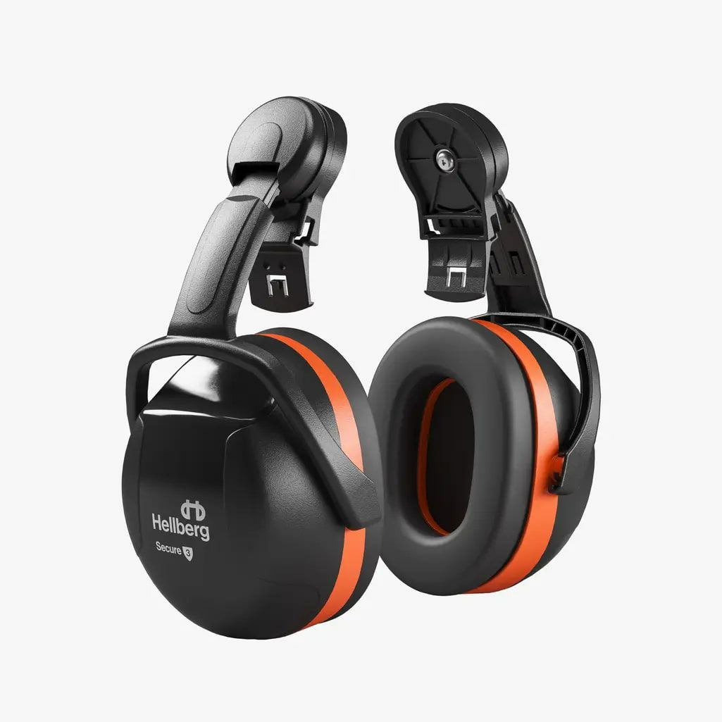 ヘルメットマウント Secure イヤマフ Hellberg（ヘルバーグ）