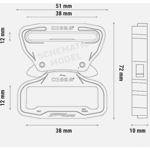 ALPIN COBRA プロスタイル バックル AustriAlpin