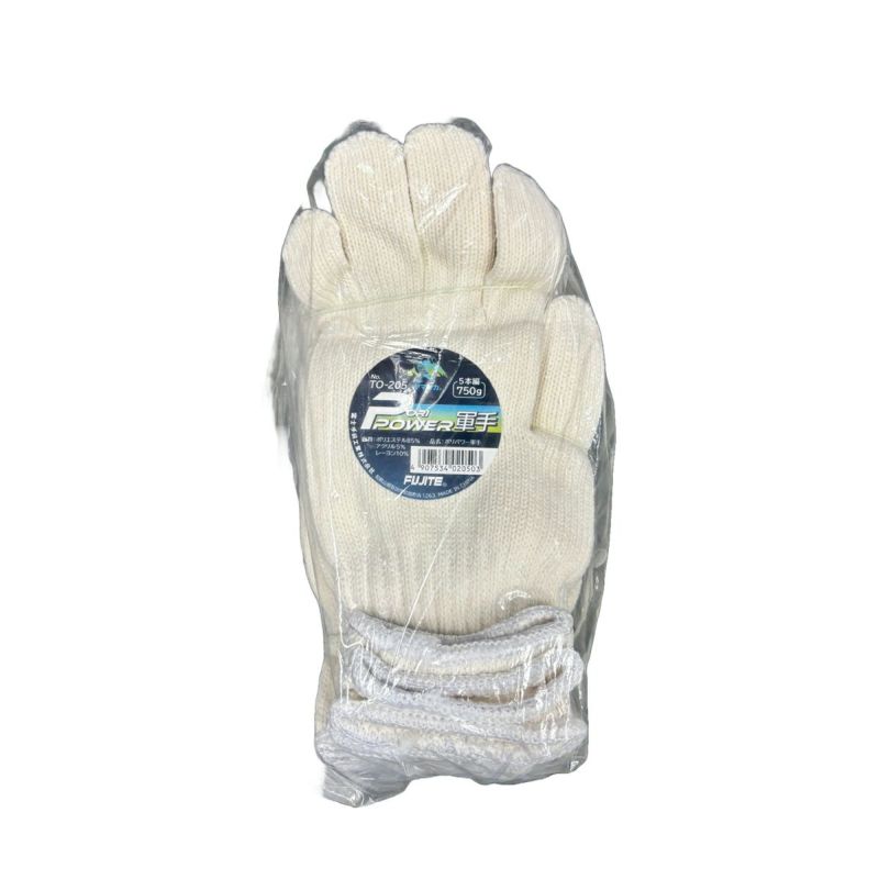 TO-205 ポリパワー軍手 12双入 富士手袋