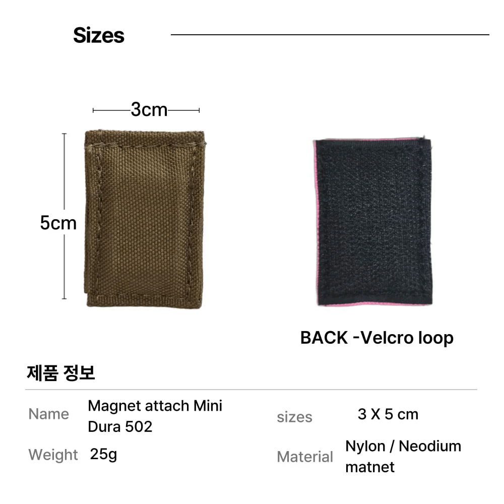 Dura502 マグネットアッタチメント ミニ DURAWORK